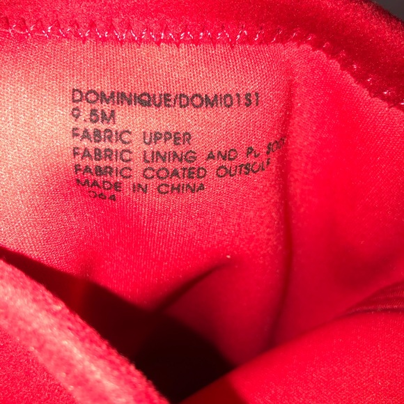 Steve Madden Red Dominique Over The Knee Thigh Boots New - Picture 3 of 3